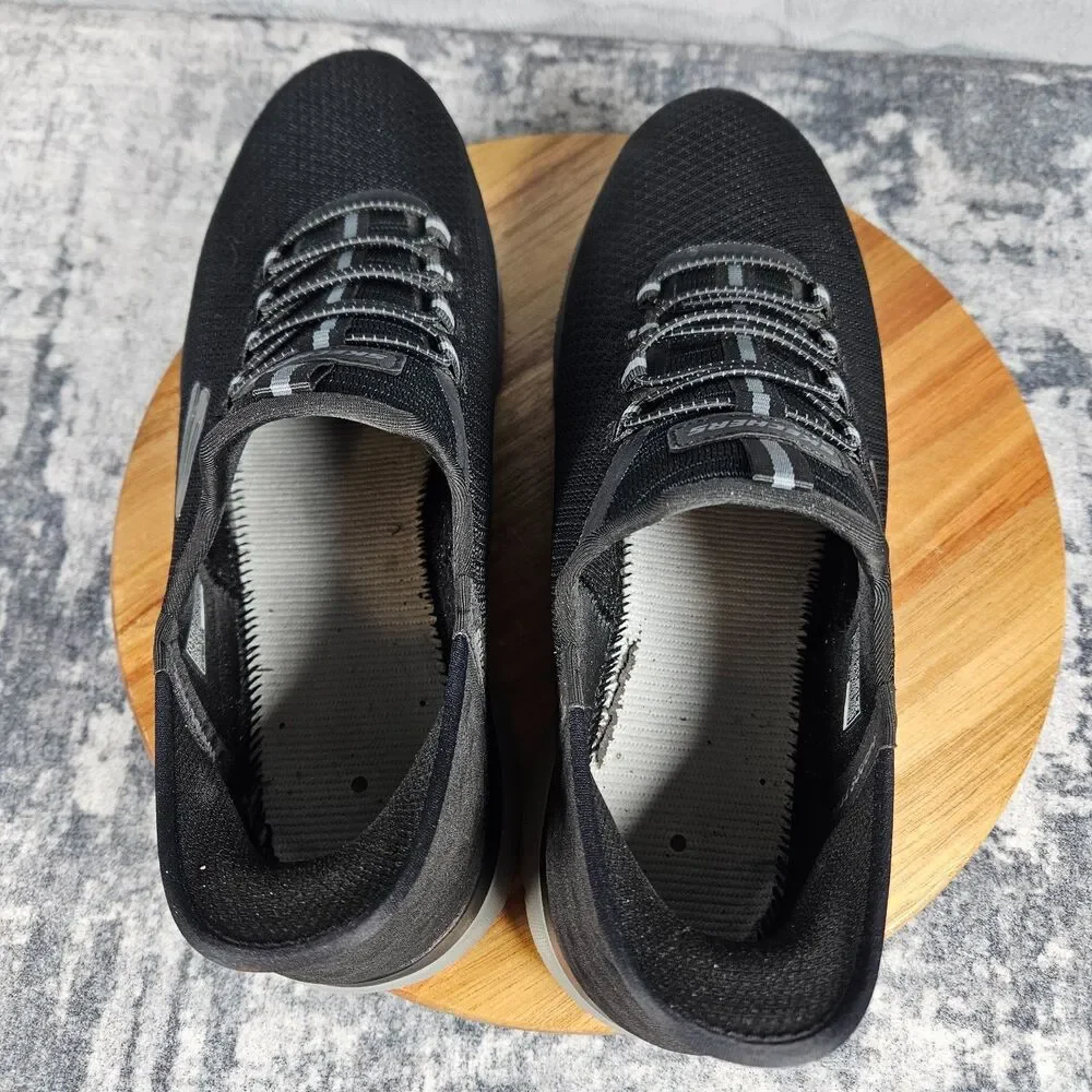 Skechers Summits Hands Free Slip Ins Men’s Size 11.5 Wide Black Sneakers 232457W